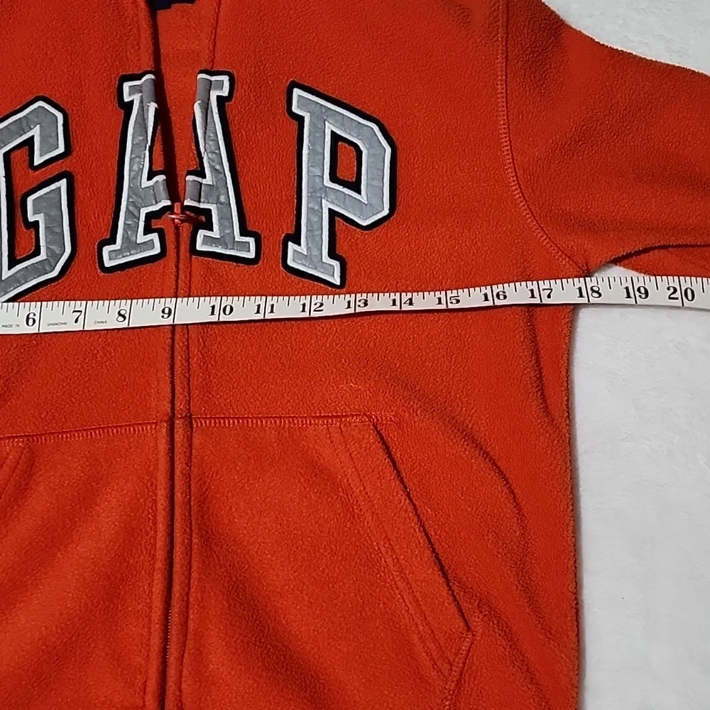 Gap Kids Orange Full Zip Hoodie Sweatshirt Jacket